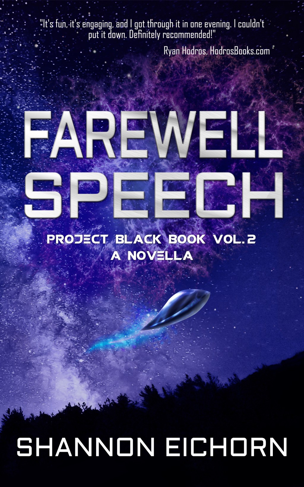 The cover of the novella "Farewell Speech" by Shannon Eichorn